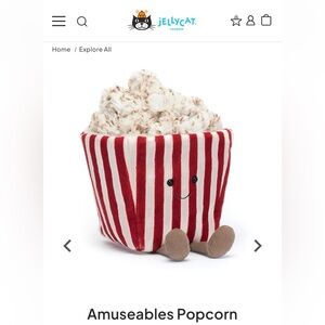 Jellycat Amuseables Popcorn
